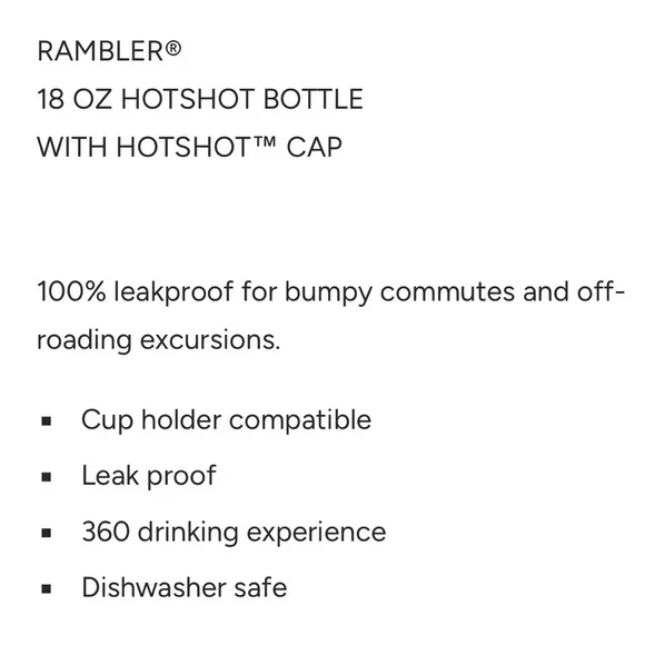 YETI-RAMBLER 18 OZ HOT SHOT BOTTLE Canopy Green NWT - Picture 11 of 11